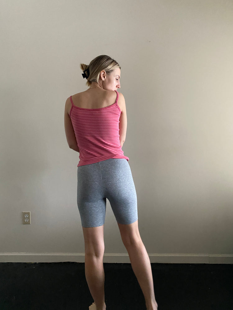 Heather Grey Bike Shorts