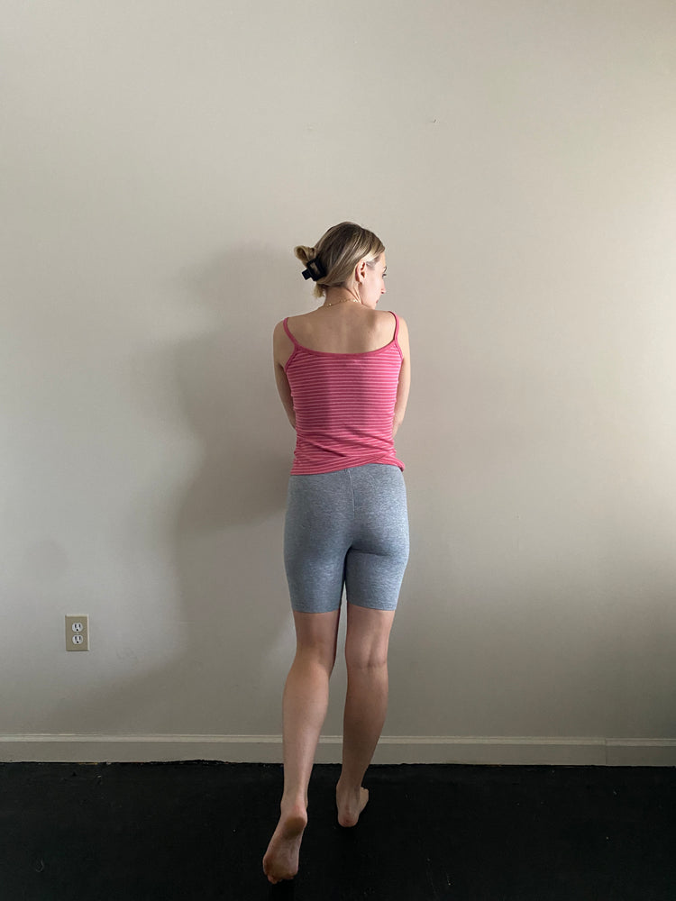 Heather Grey Bike Shorts