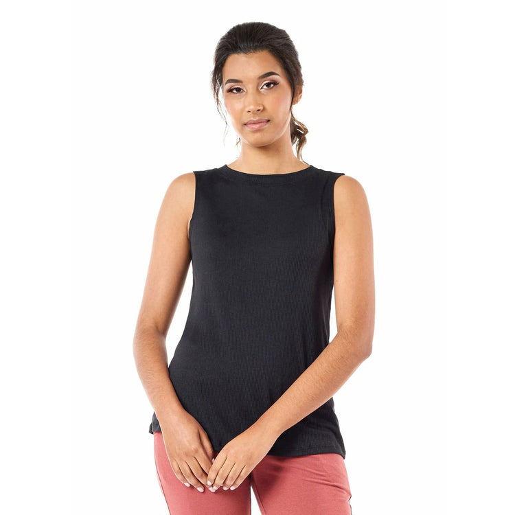 Duffield Design Ribbed Shell Tank Black