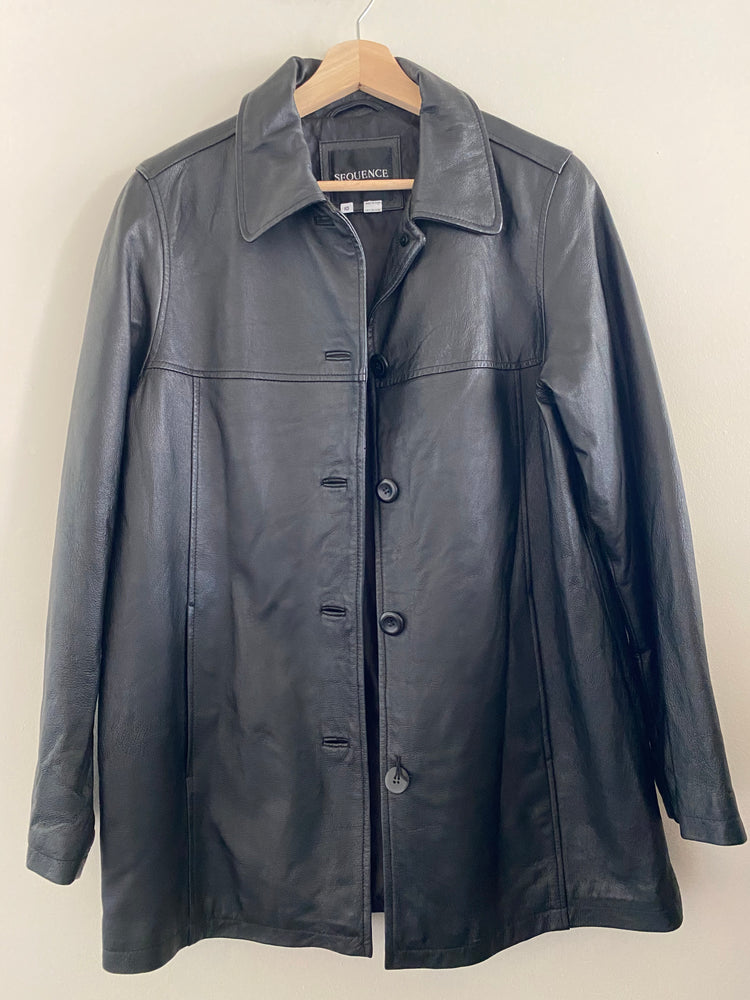 Classic Leather Coat