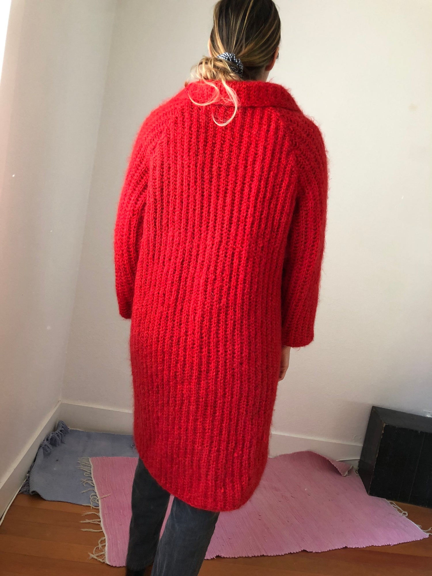 Vintage Red Knit Coat – Two Fifty Two Boutique